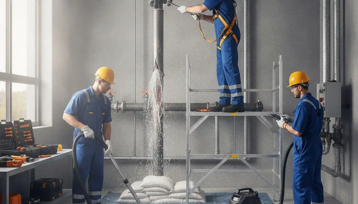 Emergency plumber for San Antonio, TX homes handling burst pipes and water damage repair