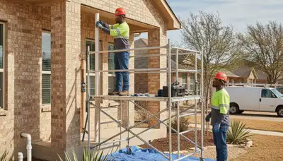 Plumber repairing a pipe in San Antonio, TX for residential plumbing service