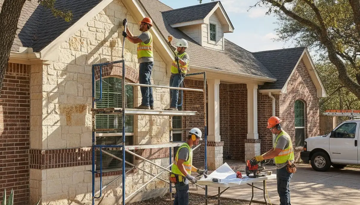 San Antonio TX plumber repairing a leak for residential plumbing service