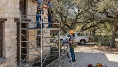 San Antonio, TX plumber repairing a pipe for residential plumbing service