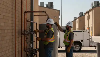 Plumber repairing a pipe in San Antonio, TX for reliable plumbing repair service