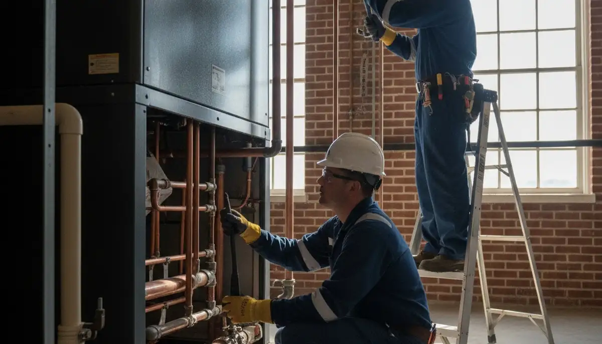San Antonio, TX plumber repairing a residential pipe for plumbing service