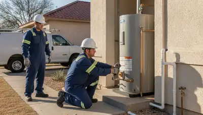 Plumber repairing a leak in San Antonio, TX for reliable plumbing repair service