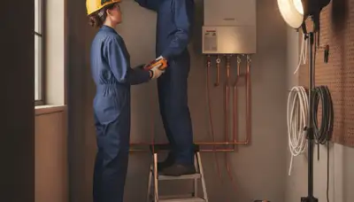Tankless water heater installation in San Antonio, TX by On Call Plumbers