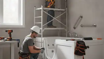 Walk-in tub installation for San Antonio, TX homeowners by On Call Plumbers